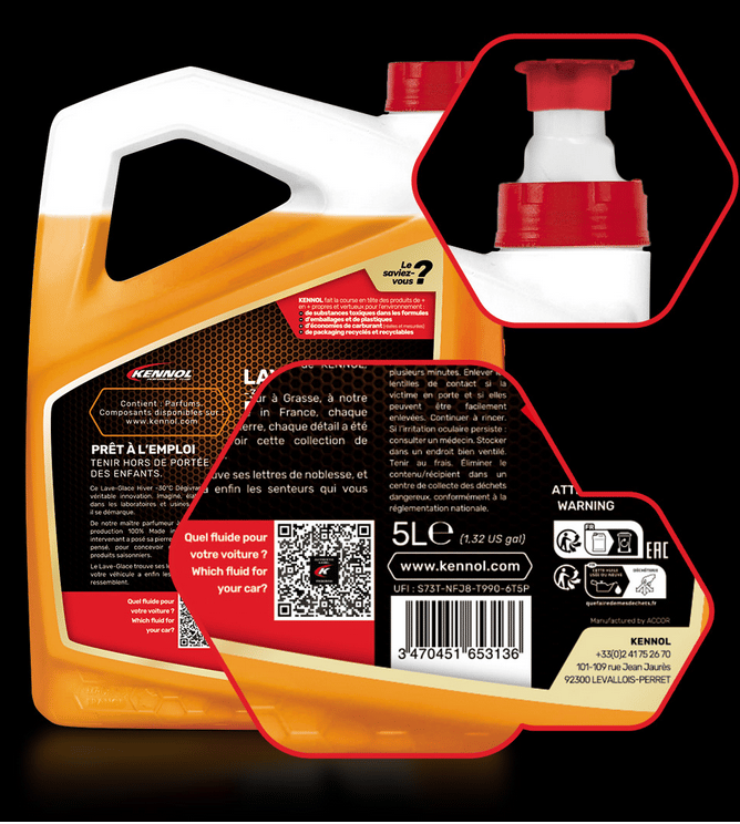 LAVE-GLACE -30°C DÉGIVRANT MARRONS GLACÉS 5L