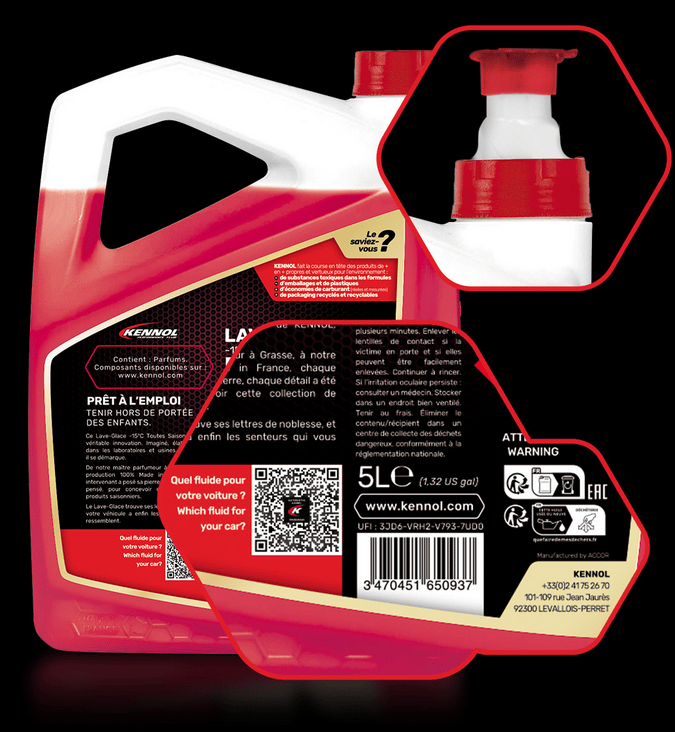 LAVE-GLACE -15°C TOUTES SAISONS CHOCO/CERISES