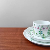 Image 2 of Gustavsberg Linnea Tea Cup Trio Set