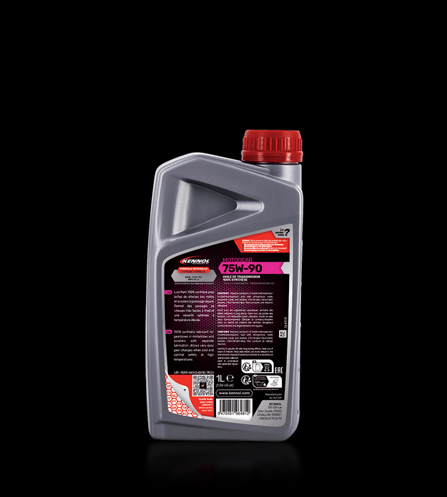 MOTOGEAR 75W90 HUILE DE TRANSMISSION 100% SYNTHÈSE 1L
