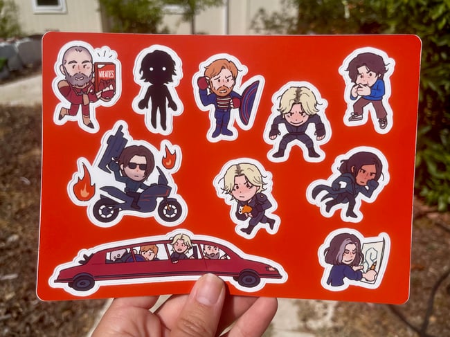 [ THUNDERBOLTS ] Sticker Sheet