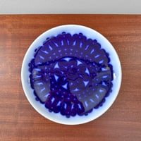 Image 4 of Gustavsberg Blå Husar Tea Cup Trio Set