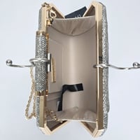 Image 7 of Inc International Concepts Lindsayy Xx Lurex Clutch - Gold/Gold