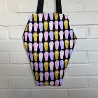 Image 1 of Coffins in Pastel Coffin Tote