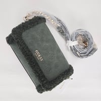 Image 1 of GUESS Davika Flap Shoulder Bag Shoulder Handbag - Forest