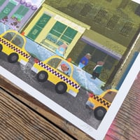 Image 2 of Bear in the city A4 art print 