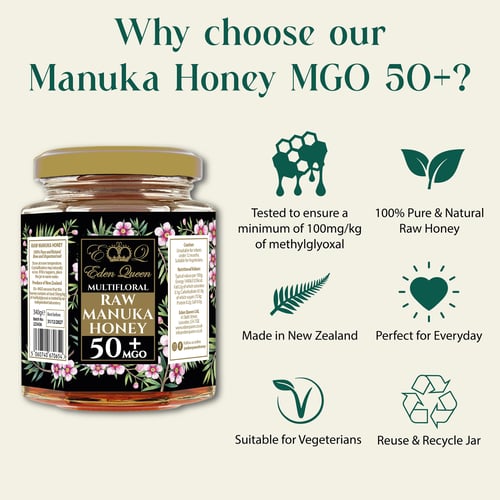 Image of Raw Manuka Honey MGO 50+ (340 grams)
