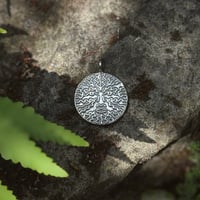 Image 3 of Made to order Large Green Man pendant