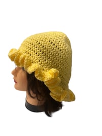 Image 1 of Sunshine Bloom – Ruffle Crochet Hat