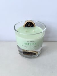 Image 1 of REFRESH CUCUMBER CANDLE -DOUBLE WICK