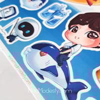 Image 3 of Super Tuna Sticker Sheet