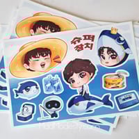 Image 2 of Super Tuna Sticker Sheet