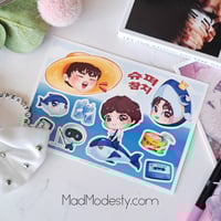 Image 1 of Super Tuna Sticker Sheet