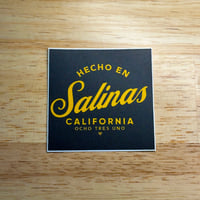 Hecho en Salinas Sticker