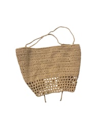 Image 1 of Sand Dune – Open Back Crochet Top (XS)