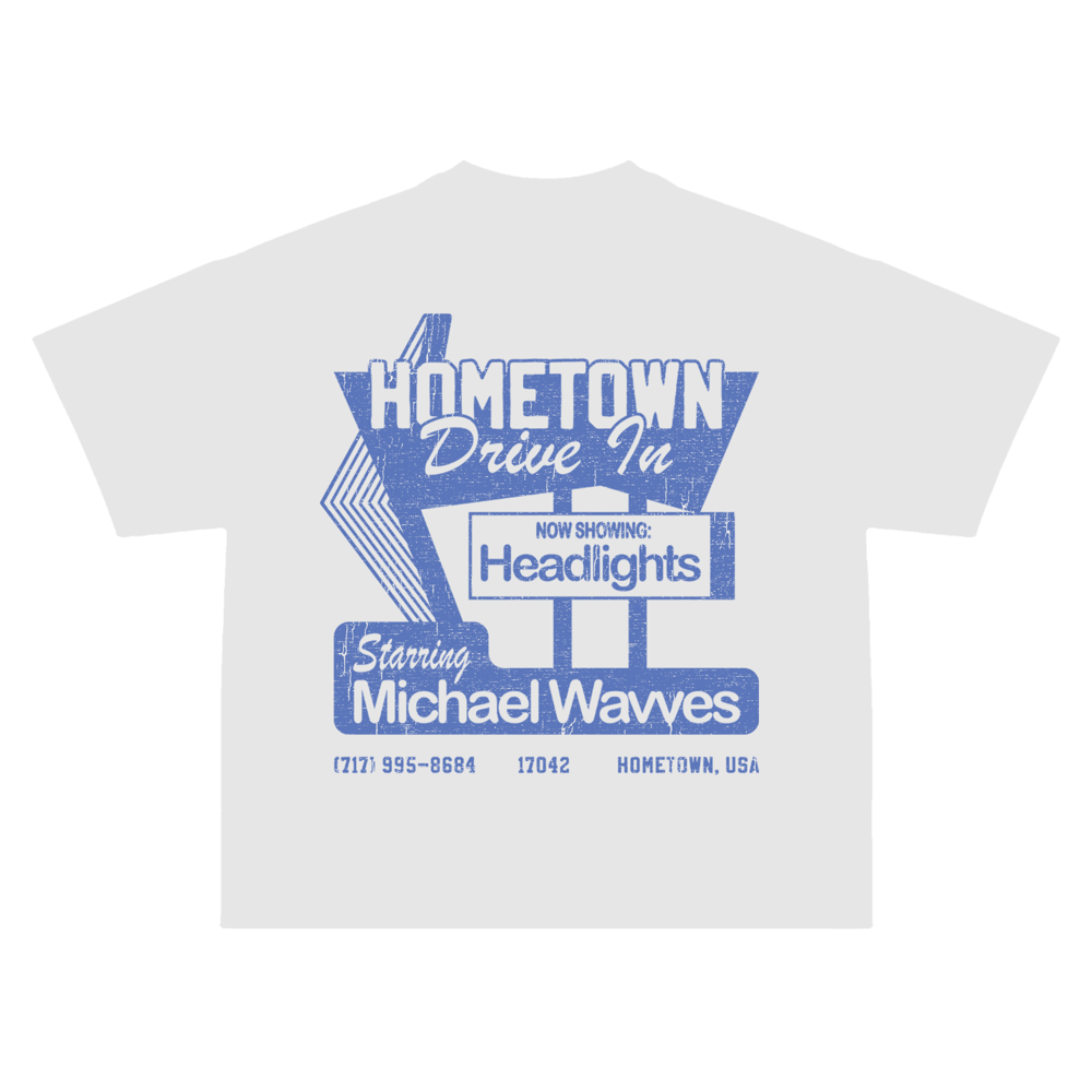 Image of Hometown Drive-In Tee (Blue)