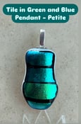 Image of Tile in Green and Blue