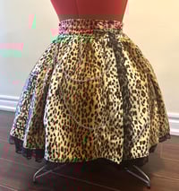 Image 4 of leopard skull print skirt