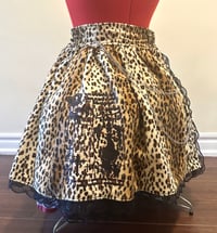 Image 2 of leopard skull print skirt