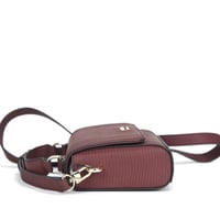 Image 4 of Guess Lyndi Mini Top Handle Flap Crossbody - Merlot