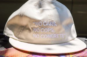 Image of NO CARS, NO COPS, NO CONCRETE HAT!