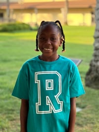 Image 2 of R (Rock Christian School) t-shirt