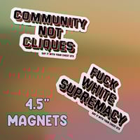 Community + FWS - 4.5" Magnets