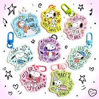 Image 1 of NCT X SNOOPY Acrylic Keychains PT.2