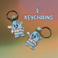 SIWYC Laundry Bottle Keychain