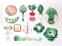 Image 1 of Salad! Sticker Sheet