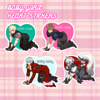 BBG HEART STICKERS