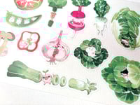 Image 2 of Salad! Sticker Sheet