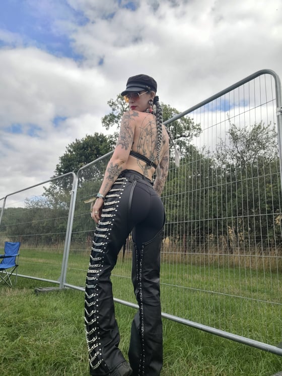 Image of CHAIN CHAPS AND BIKINI BOTTOMS