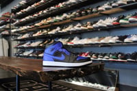 Image 1 of Air Jordan I (1) Mid "Hyper Royal/Blk"