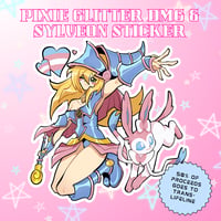 Image 1 of Pixie Glitter DMG & Sylveon sticker