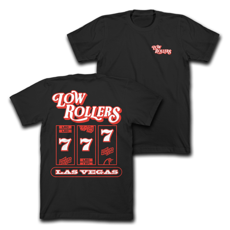 " 777 " - BLACK HEAVYWEIGHT TEE