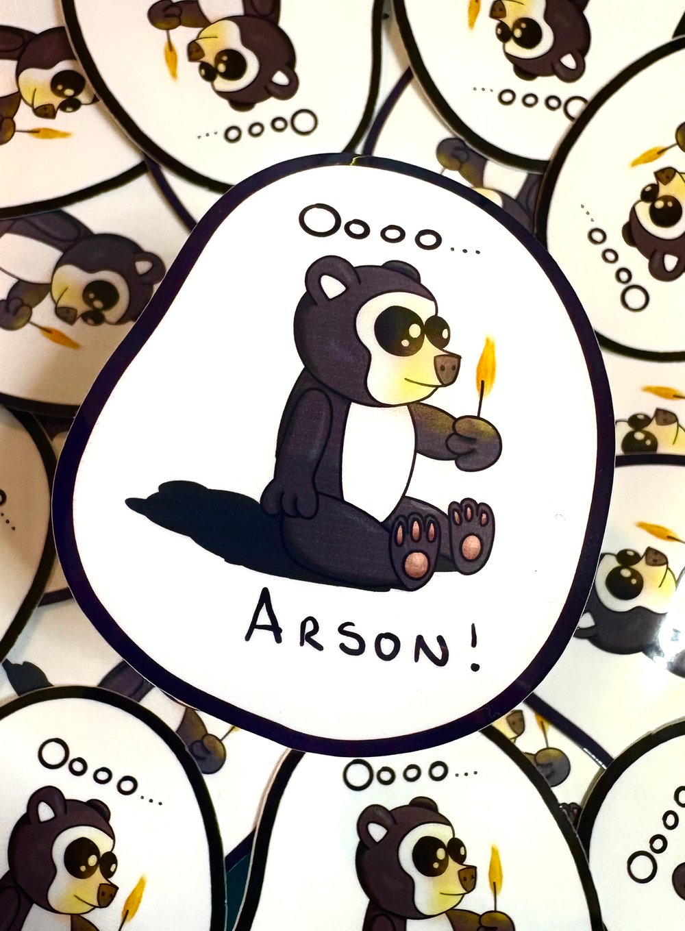 Image of Oooo Arson Sticker