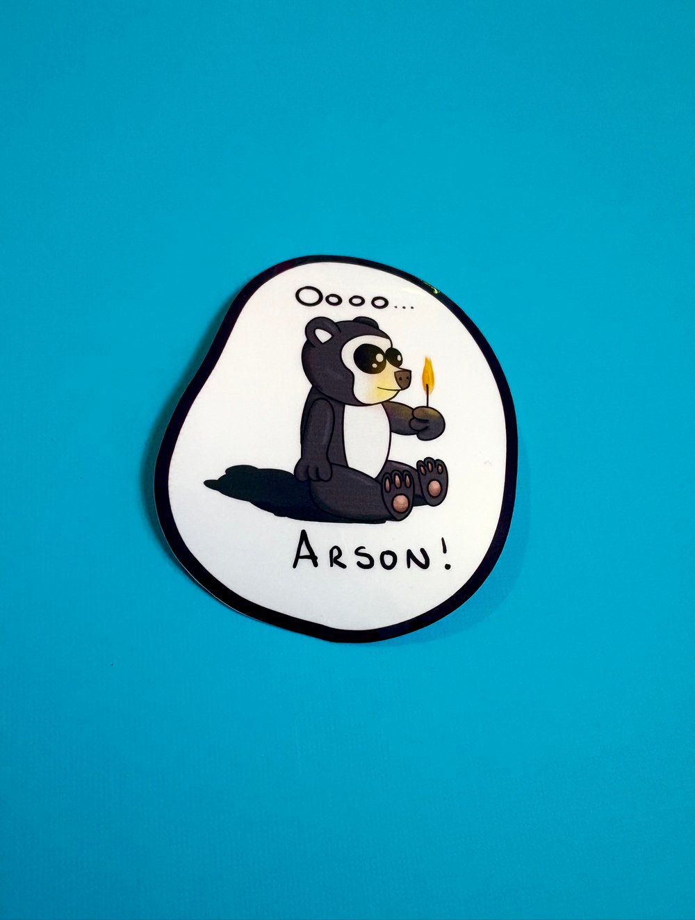 Image of Oooo Arson Sticker