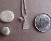 Image of Tiny Michigan State Necklace