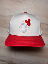 Image 5 of D Land Balloon Snapback Hat Black, Red, Blue