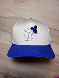 Image 4 of D Land Balloon Snapback Hat Black, Red, Blue