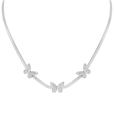 Image of Wings of Transformation Necklace Stainless Steel