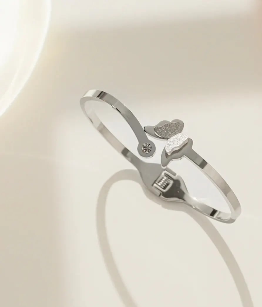 Image of Wings of Renewal Bangle Stainless Steel