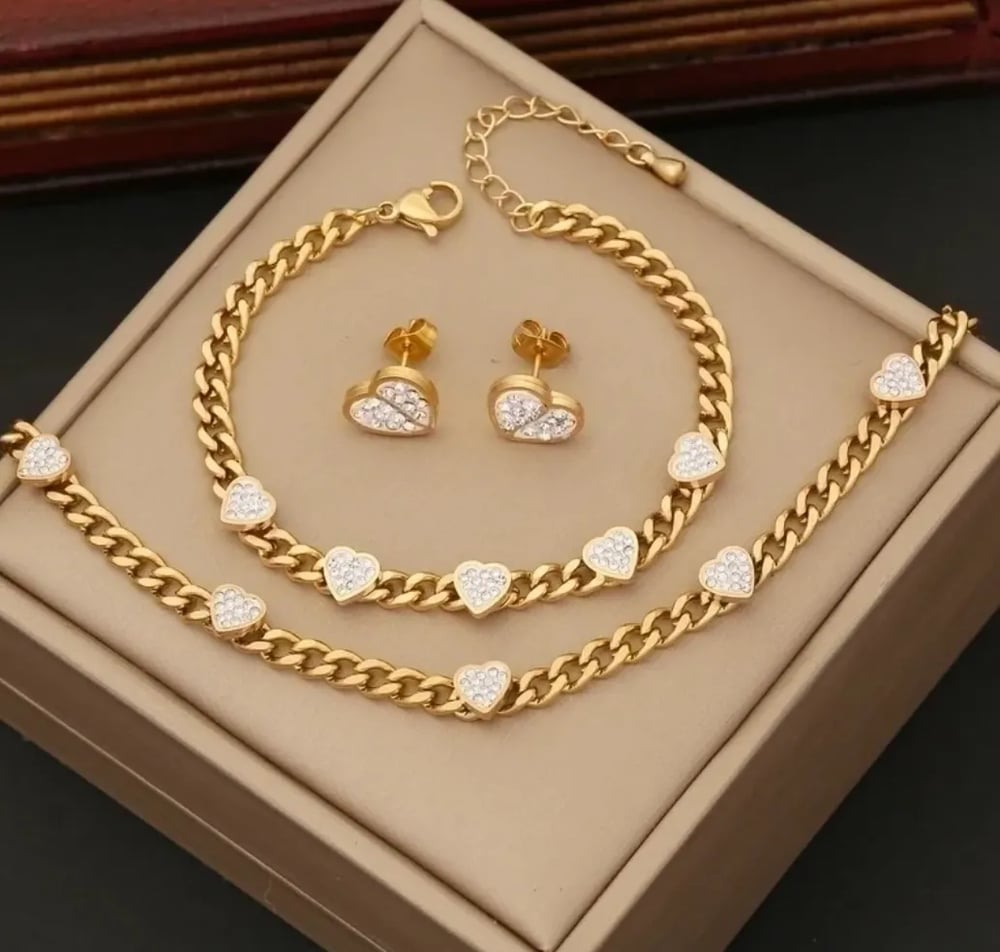 Image of Beating Hearts Set Stainless Steel