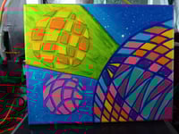 Image 1 of Intergalactic, Planetary - 8 x 10 Wrapped Canvas
