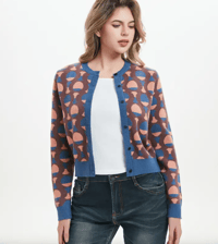 Image 2 of Abstract Apple Cardigan