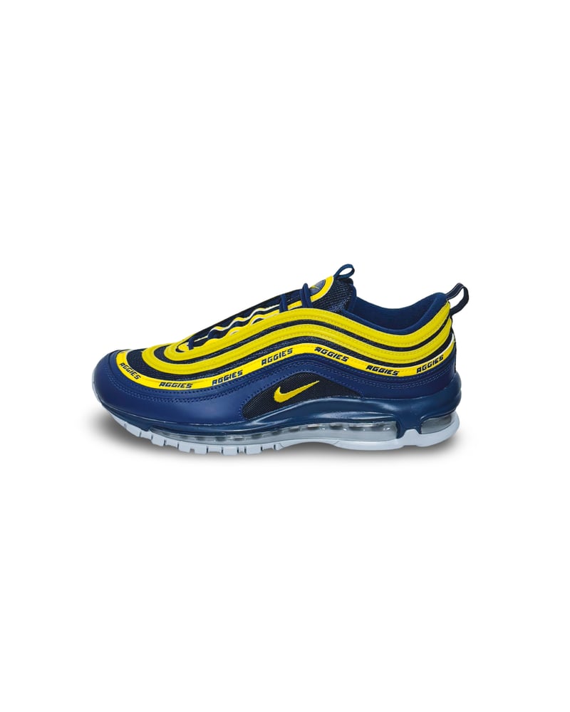 Image of Nike Air Max 97 Aggies-Navy/Yellow/Gray *Pre-Order*