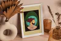 Image 1 of Ainaa-e-Tareekh | Fine Art Portrait