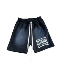 STAIN “Weathered Box” Logo Shorts