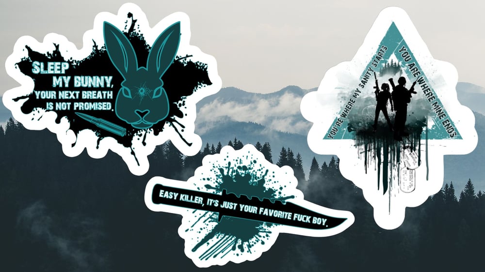 Image of Officially licensed leave me behind SINGLE vinyl sticker 